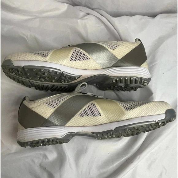 Nike Shoes Mens Sz 8 Hyperfuse 9 Golf Cleats Sneakers 483325-100 Yellow Lace Up - Picture 10 of 11